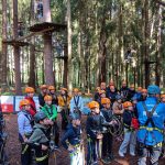 Ein Regentag voller Abenteuer: Die Regental Schützenjugend erobert den Hochseilgarten