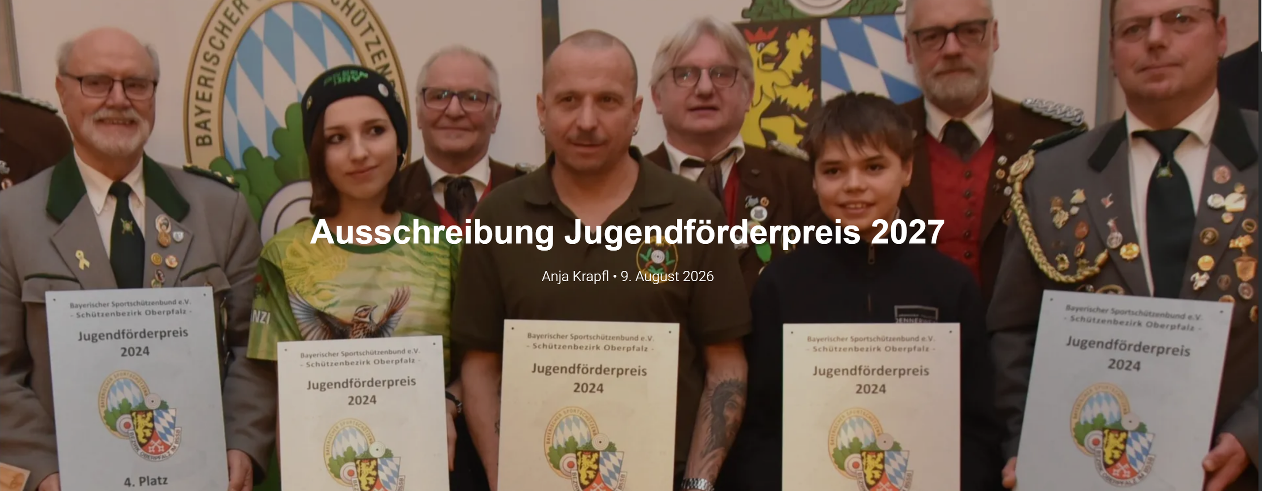 Ausschreibung Jugendförderpreis 2027
